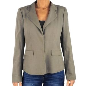 Classiques Entier Atelier Wool Blazer Size 8 Tan